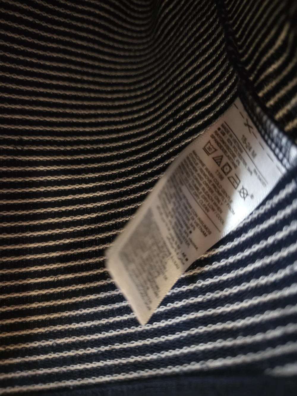Old Navy Striped Navy & White Hooded Baby Jacket 18-24 Months